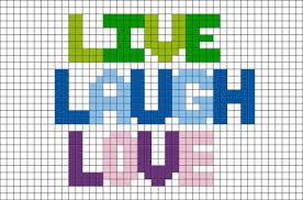 Live Laugh Love Pixel Art Easy Pixel Art Graph Paper Drawings Pixel Art