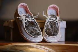 Custom Cowhide Hey Dudes Shoes Etsy In 2021 Hey Dude Shoes Custom Cowhide