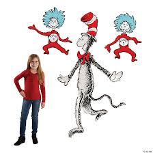 Cat in the hat pictures. Dr Seuss The Cat In The Hat Jointed Cutouts Oriental Trading