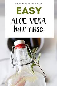 However, studies show that when hair is treated with aloe vera juice, it doesn't get damaged as much as untreated hair. Aloe Vera Hair Rinse Using Aloe Vera For Hair Growth