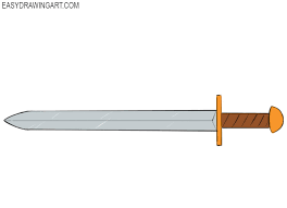 How To Draw A Sword - Easy Drawing Art