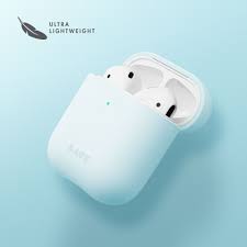 Huex Pastels For Airpods Blue Cases Soft Rubber Pastel