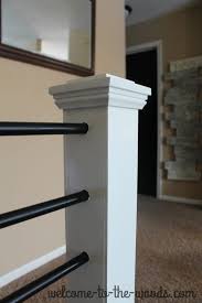 Stair railing should be required if your deck is 30 (762 mm) or more above the ground. Stair Railing Diy Makeover