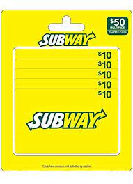 Amazon Com Subway Multi Pk Gift Cards Subway Subway Gift Card Gift Card