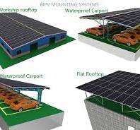 BIPV solar roof structure ZM275 SuperDyma steel.