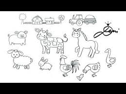 Bauernhof Zeichnen Ganz Einfach Tiere Schnell Malen Bauernhoftiere Zum Ausmalen Fur Kinder Youtube Ausmalen Fur Kinder Tiergemalde Ausmalen
