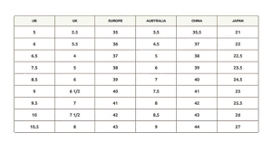 37 nike shoes size chart japan uk size chart women dhoes