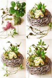 Diy Fruhlingskorb Naturlich Dekoriert Mrs Greenery Naturlich Dekorieren Fruhjahrsdeko Blumenarrangements