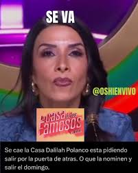 🚨🔥 ESCÁNDALO EN LA CASA DE LOS FAMOSOS MÉXICO 3 🔥🚨 😱 TODO PARECE  CONFIRMAR QUE DALILAH POLANCO YA NO QUIERE SEGUIR Y LE PIDIÓ A LA  PRODUCCIÓN SU SALIDA 😱 👉