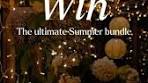 Canopy Outdoor Lighting Bundle  30cm Blue Bloom ...