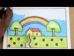See more ideas about scenery, natural scenery, drawings. Rainbow Drawing How To Draw Easy Rainbow Scenery Drawing Nature Drawing Natural Scenery Drawing Artofit