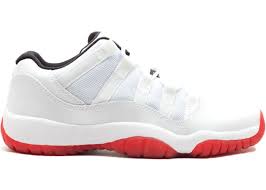 Jordan 11 Retro Low White Varsity Red Gs In 2020 Perfect Sneakers Jordan 11 Jordans