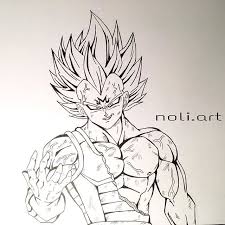 An easy to follow, step by step tutorial of how to draw vegeta, from the dragon ball franchise. Pin On Dragon Ball