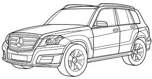 Mercedes Glk Coloring Page Mercedes Car Coloring Pages Mercedes Glk Cars Coloring Pages Coloring Pages