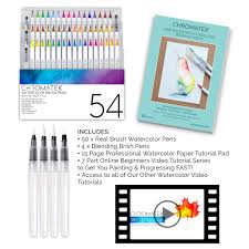 0 out of 5 stars, based on 0 reviews current price $14.99 $ 14. Watercolor Brush Pens Chromatek Professional Art Supplies