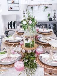 Pink And Green Easter Table Taryn Whiteaker Holiday Table Decorations Easter Table Settings Easter Table Decorations