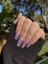 All About Nail Designs And Nail Art In 2020 Lilac Nails Summer Acrylic Nails Long Nails