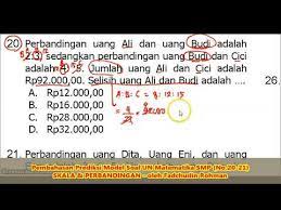 Maybe you would like to learn more about one of these? Soal Skala Perbandingan No 20 21 Pembahasan Soal Matematika Smp Mts Youtube