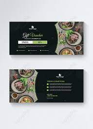 Use your reward from january 1, 2020, to. Green Restaurant Gift Voucher Template Image Picture Free Download 450036263 Lovepik Com