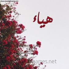 صور اسم هياء قاموس الأسماء و المعاني