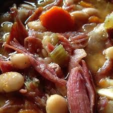 Slow Cooker White Beans With Smoked Ham Hocks Turnips 2 Tangerines Recipe Ham Hock Recipes Ham Hocks And Beans Smoked Ham