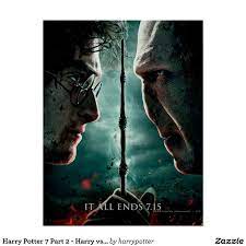 Harry Potter 7 Part 2 Harry Vs Voldemort Poster Zazzle Com In 2021 Harry Potter Vs Voldemort Harry Potter Voldemort Voldemort Harry