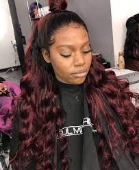 Wine Red Hair Color For 6 Different Human Hair Weaves Types Fall Hair Color For 2018 Vipbeauty Hair Hair Styles Wine Red Hair Long Hair Wigs