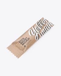 Download Kraft Stick Sachet Half Side View In Sachet Mockups On Yellow Images Object Mockups PSD Mockup Templates
