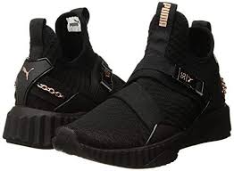 Black And Gold Puma Shoes Puma X Selena Gomez Defy Mid Women S Shoe In 2020 Puma Shoes Women Girls Basketball Shoes Puma Shoes Outfit