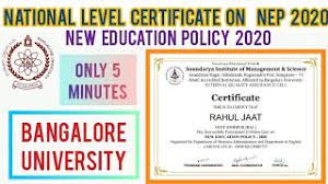 Entdecke rezepte, einrichtungsideen, stilinterpretationen und andere ideen zum ausprobieren. National Level E Certificate On New Education Policy Free Online Courses With Certificate Nep 2020 Youtube