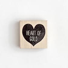 Pad measures approximately 1.875 tall by 3 wide and the case measures 2.5 tall by 3.5 wide. Heart Of Gold Stamp Paper Source