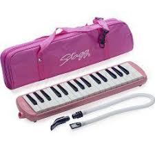 Stagg Melosta 32 Key Beginner Melodica Pink Music Pink Key