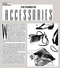 Get the latest fashion week coverage, shopping guides, and fashion trends from the editors at harper's bazaar. Fashion The Power Of Accessories The New York Times