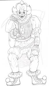 Clown coloring pages are cheerful printable pictures with the images of a person who amuses and entertains people, and in particular little boys and girls. Pennywise Coloring Page It Creepy Clown Etsy In 2021 Avengers Coloring Pages Scary Coloring Pages Pennywise Coloring Pages