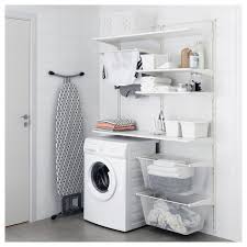 Algot Wandrail Planken Droogrek Wit Koop Het Vandaag Ikea Ikea Waschkuche Ikea Wasche Waschkuchenorganisation
