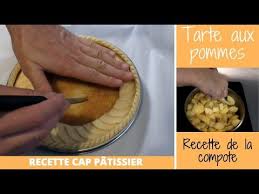 Rosace De La Tarte Aux Pommes Avec La Compote Maison Cap Patissier Youtube