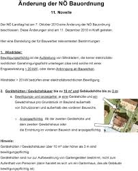 Anderung Der No Bauordnung Pdf Kostenfreier Download