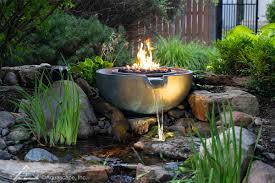 Insert the tubing through the hole in the second ceramic pot and place it on top of the plastic one. Fire And Water Feature Aquascape Fire Fountains