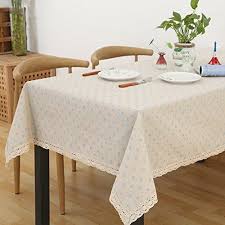 Wfljl Tablecloth Rural Coffee Table Linen Dining Table Small Fresh Bedside Cabinets Rectangle Cover Cloth Blue C Apartment Appliances Coffee Table Table Linens