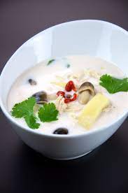 Tom kha gai (or chicken in coconut milk soup) is a recipe where all of the favorite flavors of thailand, lemongrass, kaffir lime and chilies . Tom Kha Kai Wikipedia