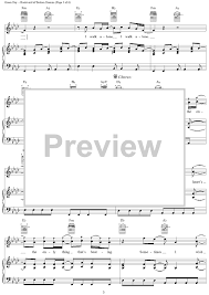 Green Day Boulevard Of Broken Dreams Piano Sheet Music Boulevard Of Broken Dreams Sheet Music Digital Sheet Music Printable Sheet Music