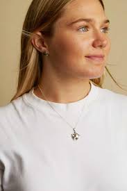 Little Pig" Sterling Silver Connemara Marble Necklace