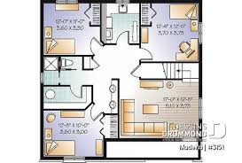 Créer un plan de maison. Plan Maison 5 Chambres 2 S Bain 3151 Dessins Drummond