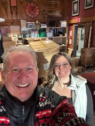 First day for new staff and getting fitted out with all discounted  equipment and clothing . This is a day that Elle Bennett and her team from  Big White Ski Resort take