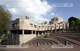 Concrete is not really the right material to enhance the hilly wooded area. Mariendom Velbert Neviges Architektur Bildarchiv