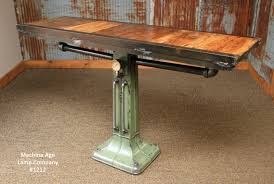 Steampunk Industrial Table Console Coffee Pub 1212 Sold Vintage Industrial Furniture Industrial Furniture Diy Industrial Furniture
