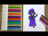 رسم رايفن بطلة كرتون ابطال كرتون نتورك cartoon network youtube