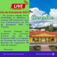 Para acessar as atividades, clique em uma das imagens. Participe Da Live Do Dia Do Estudante 2021