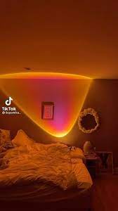 Sunset Lamp On Amazon Video In 2021 Diy Wall Decor Room Inspiration Bedroom Dorm Room