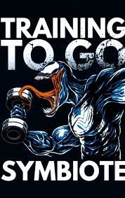 venom training to go symbiote fitness motivation desenhos de academia desenhos academia